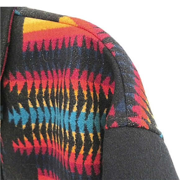 Men Pendleton Western Wool Geometric Wool Jacket L - Picture 3 of 9